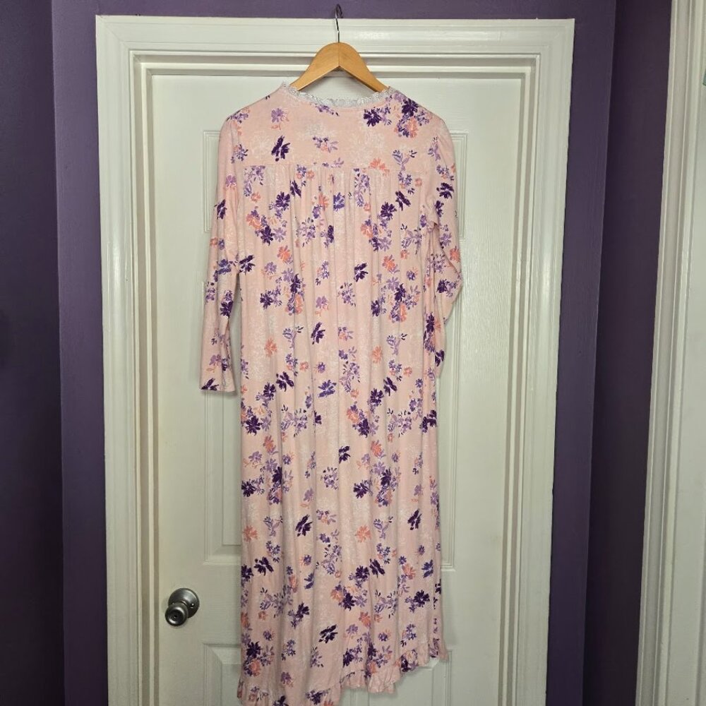 Bundle of 2 Vintage Cotton Floral Nightgowns | Small‎ | Long Sleeve - Picture 7 of 13